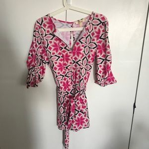Aryeh Hot Pink Swim Cover/Romper